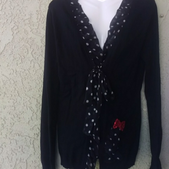 Disney parks authentic Minnie Mouse cardigan sweat - Picture 2 of 8